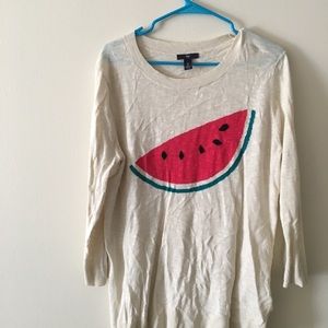 gap watermelon sweater